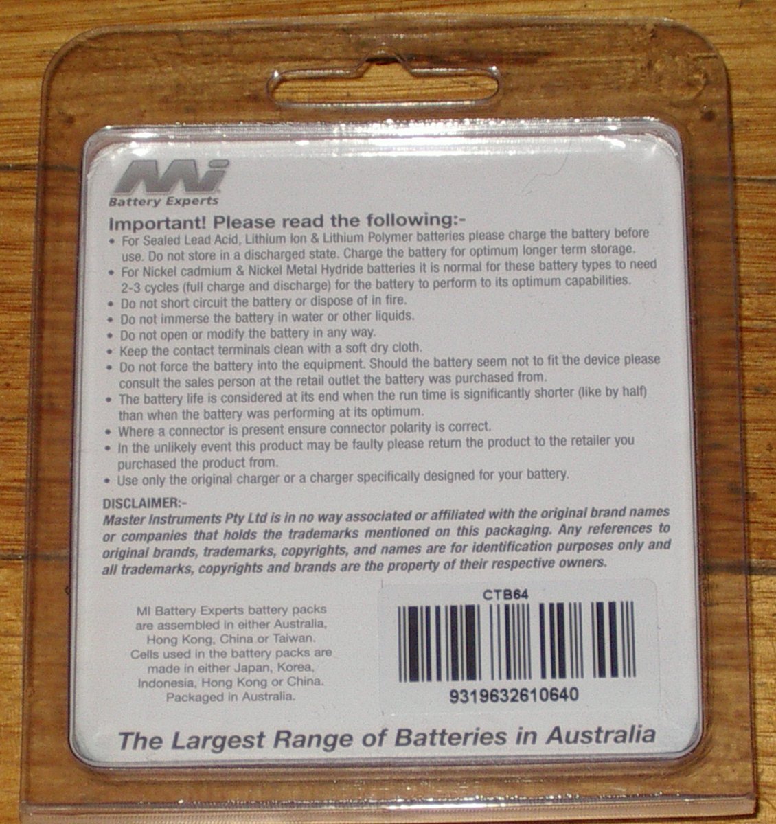 High - Quality Nickel Metal Hydride Rechargeable Phone Battery - RBP64, Suitable for Omni (Part # RBP64, CTB64)