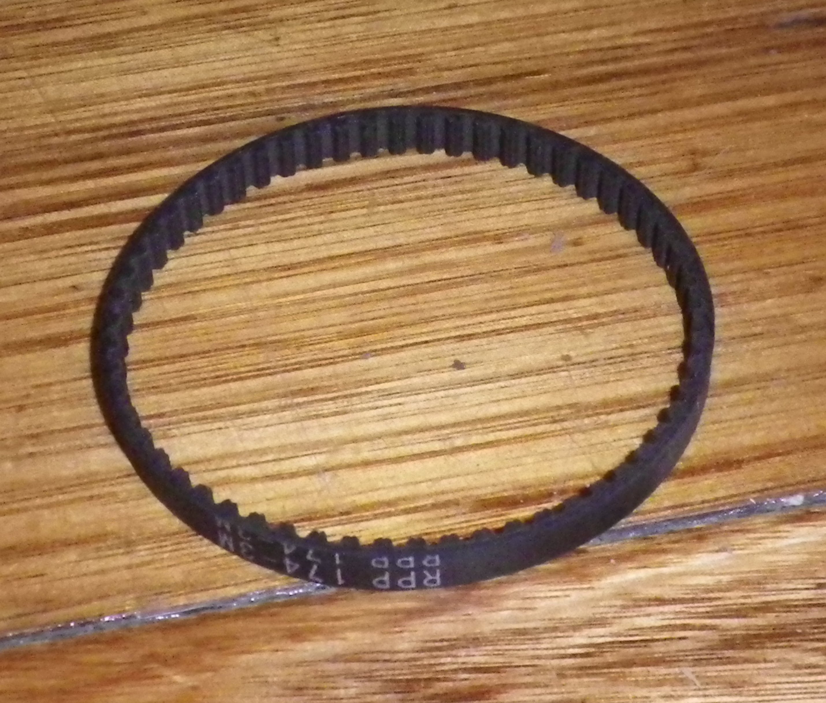 European Turbohead Toothed Drive Belt for Floor Tool - Part Number BELT - FTTE132
