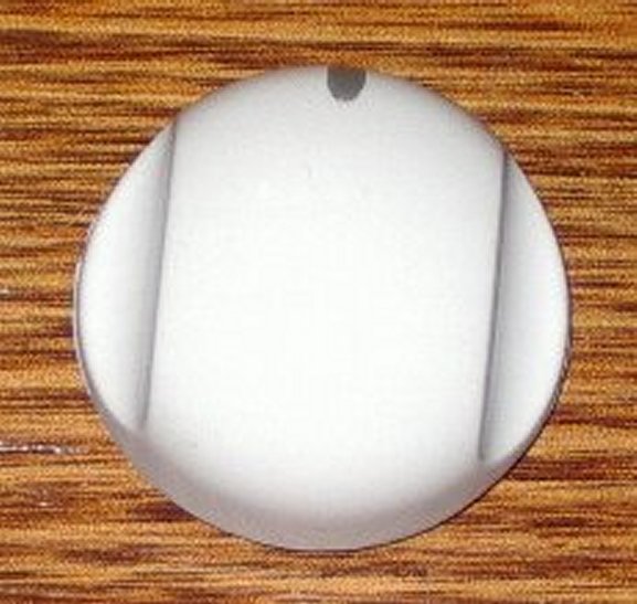 Westinghouse White Electric Stove Hotplate Control Knob - Genuine Replacement Part # 0019007874