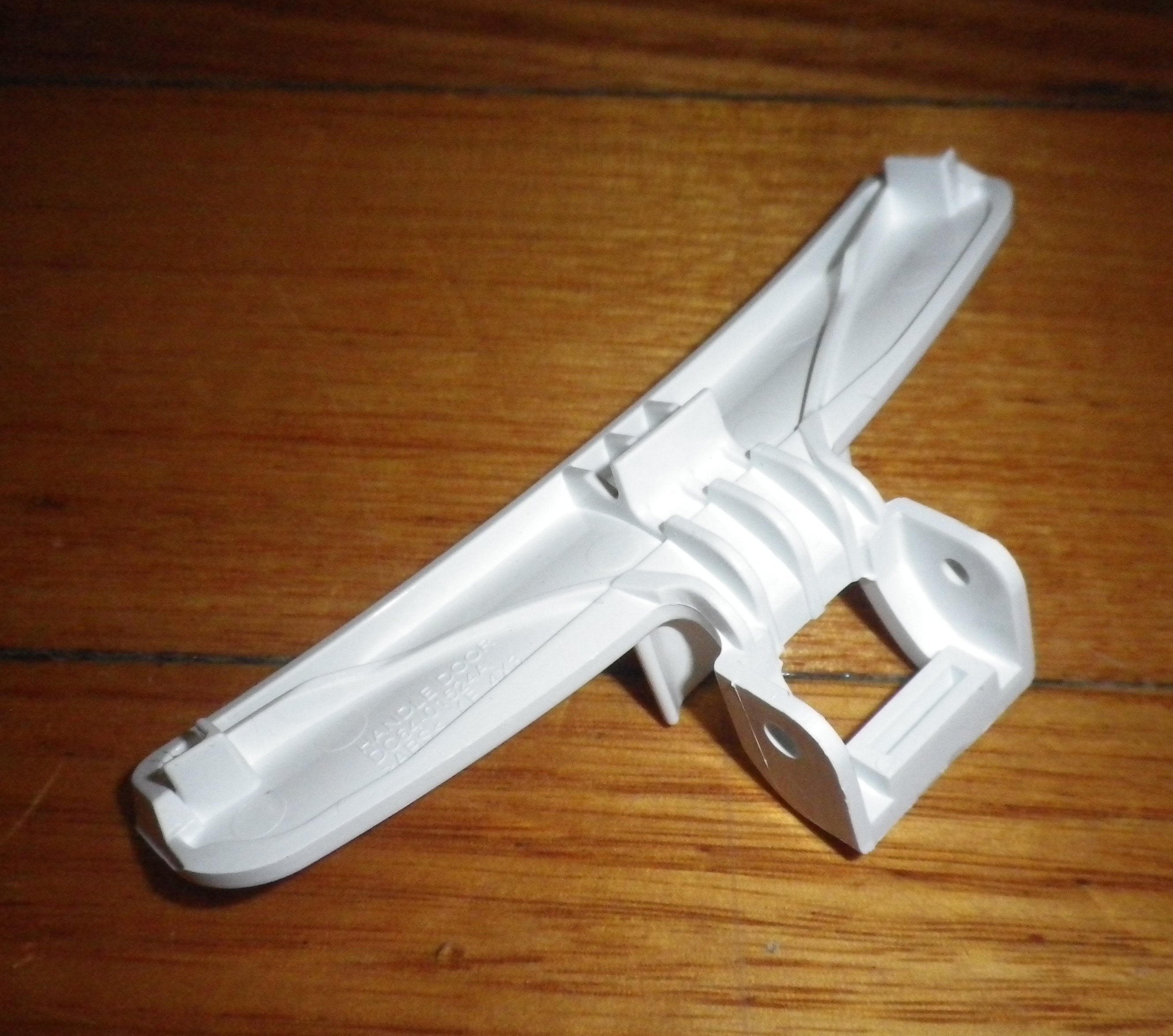 Samsung Front Loader Washing Machine White Door Handle Lever - Replacement Part # DC64-01524B