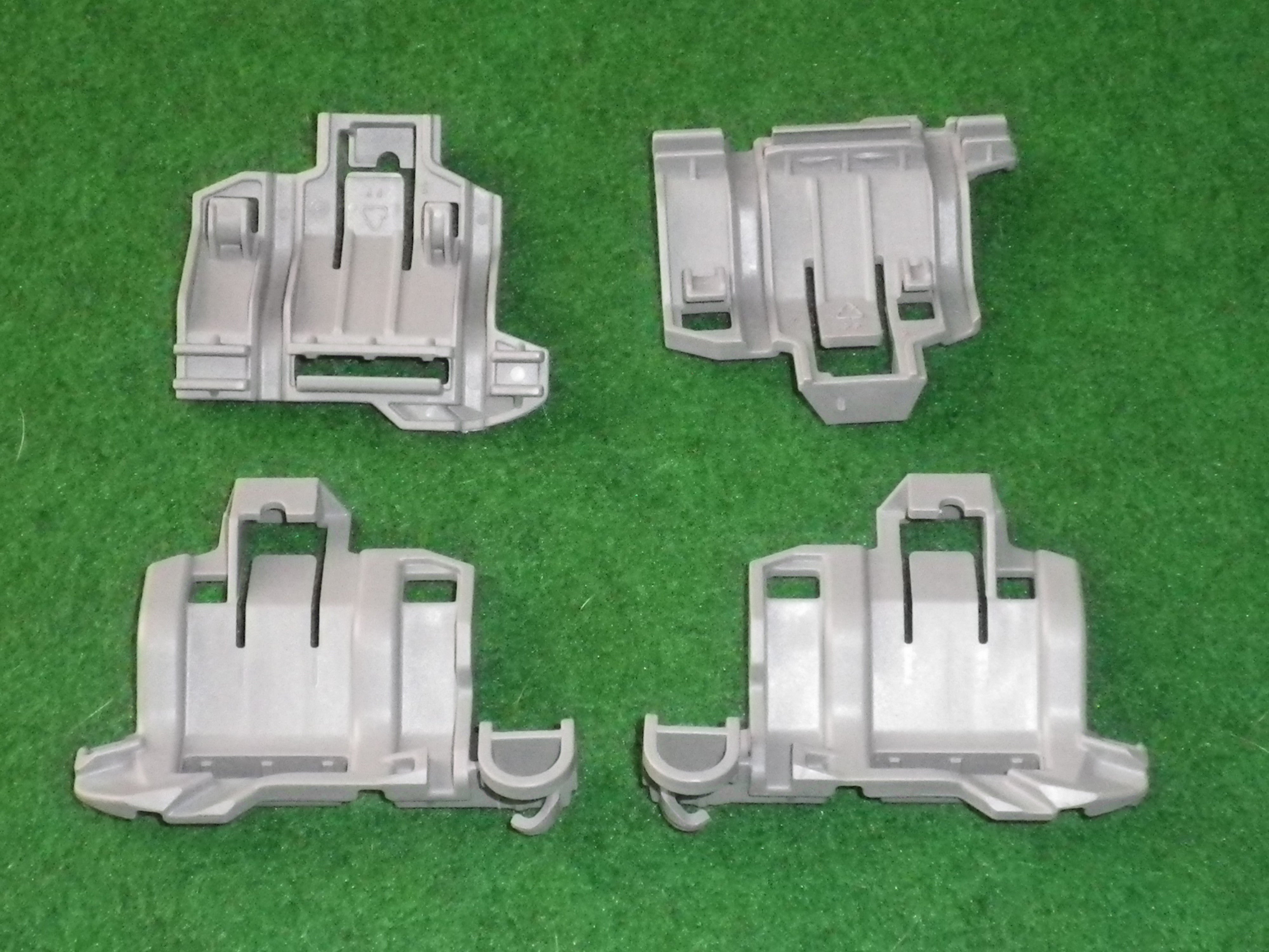 Bosch SMS and SMU Series Dishwasher Lower Basket Rack Clips - 4 Pack, Part # 611473