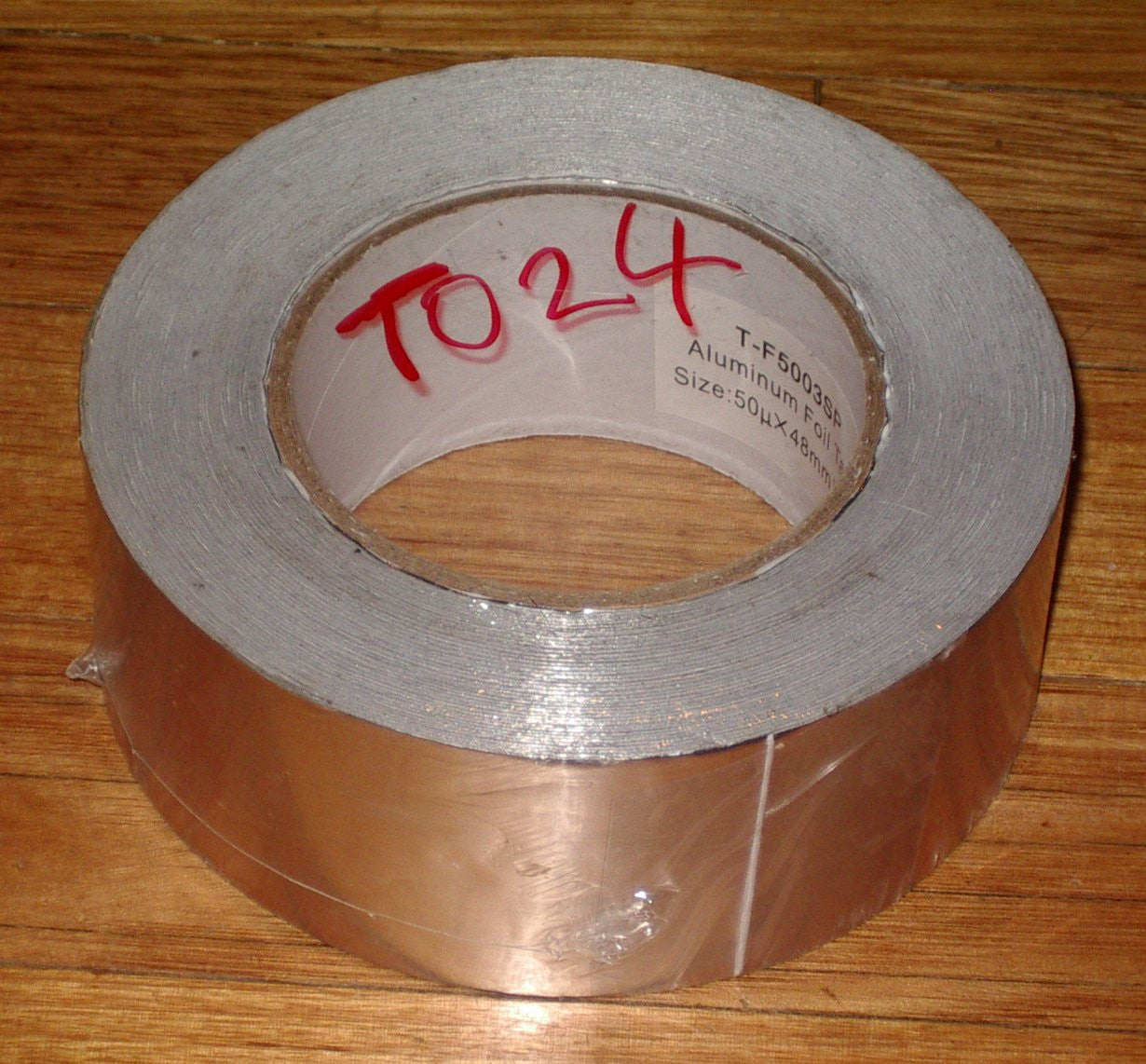 45m X 48mm Aluminium Foil Tape Ideal for Refrigeration and Heating Applications - Part # T024