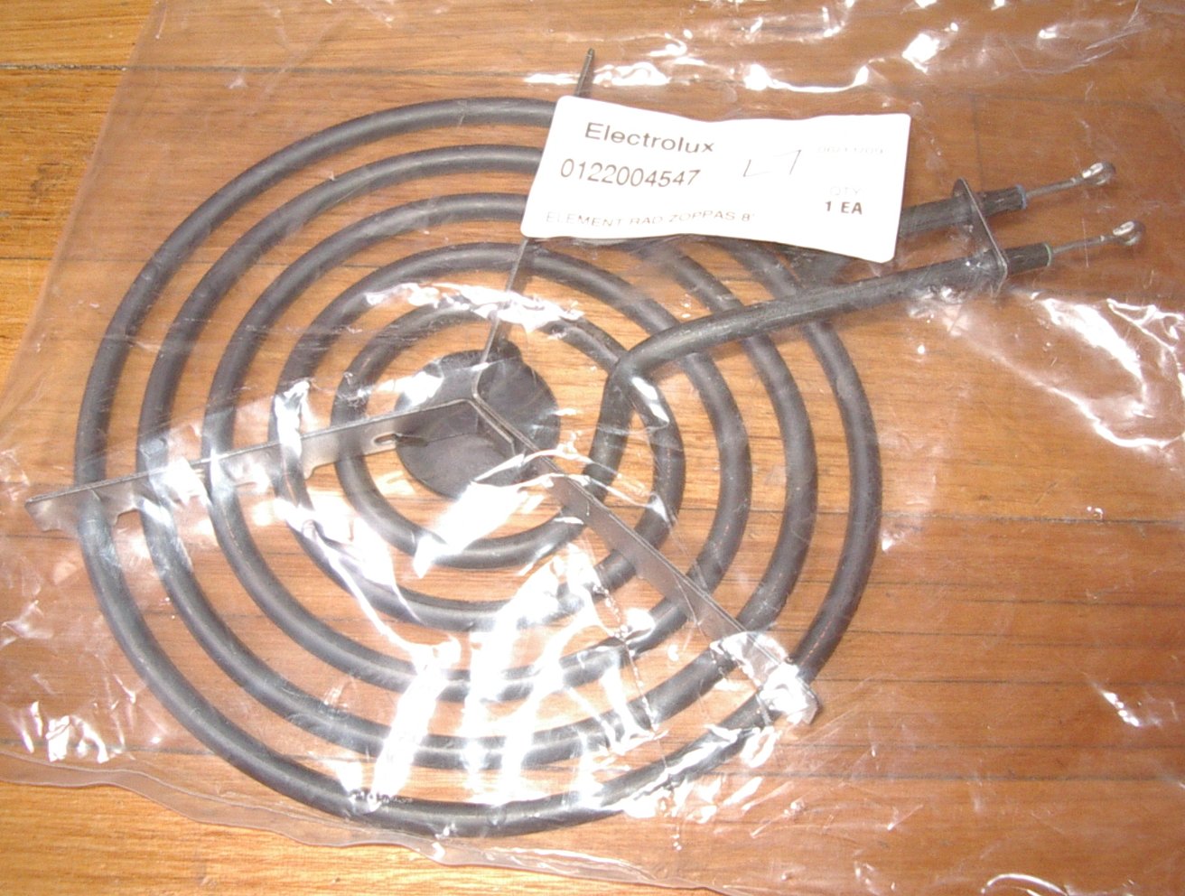 Westinghouse Zoppas 8 - Inch 2050 - Watt Plug - in Electric Hotplate for Stoves, Part Number 140101088015