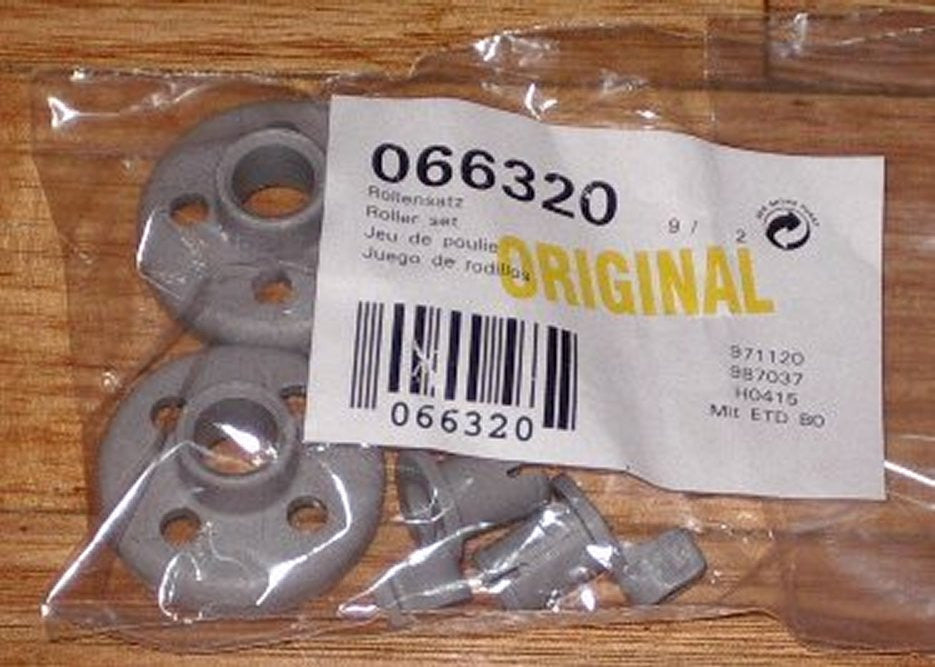 Bosch SMS5000 Series Dishwasher Lower Basket Replacement Wheels (Pack of 2) - Part Number 066320