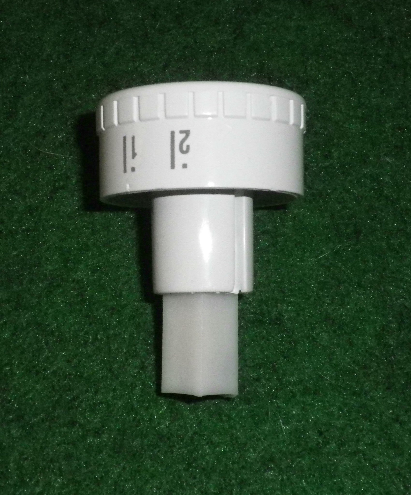 White Recessed Timer Knob for Dishwasher - Part No. 764972516