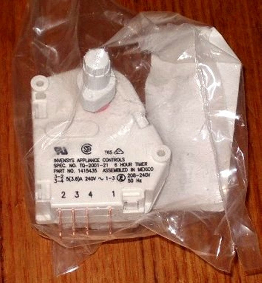 Westinghouse 6-Hour/25-Minute Freezer Defrost Timer with Cam - Part #1407843