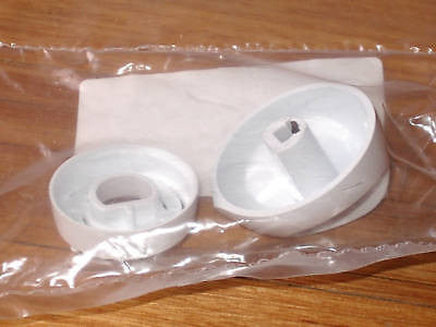 Westinghouse White Gas Stove Burner Control Knob Set - Genuine Replacement Part # 0609100282