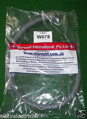 Universal 1.5 - metre Plastic Outlet Hose for Washing Machines with 22mm and 34mm Diameter Ends - Part # W078