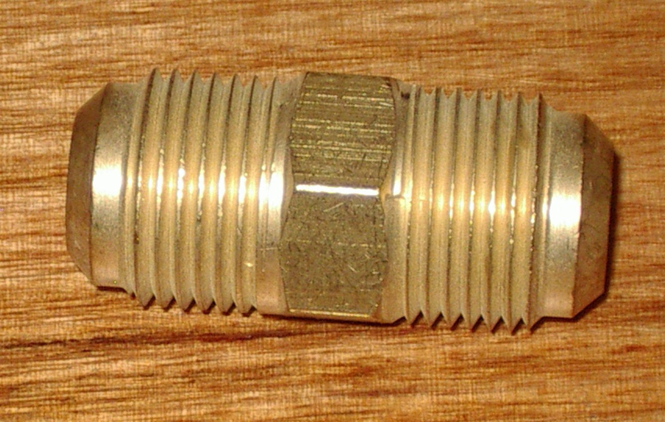 High - Quality Brass 1/2 Inch SAE Flare Union Kit with Flare Nuts for Refrigeration - Part # RF423KIT