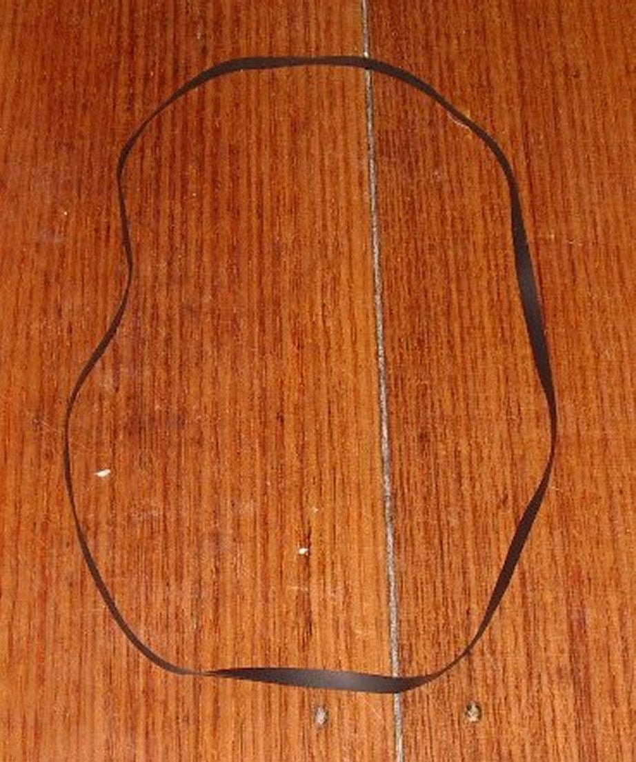 5mm X 0.5mm Flat Drive Belt for Turntables - Suitable for Multiple Models, Select from Available Platter Rim Diameters