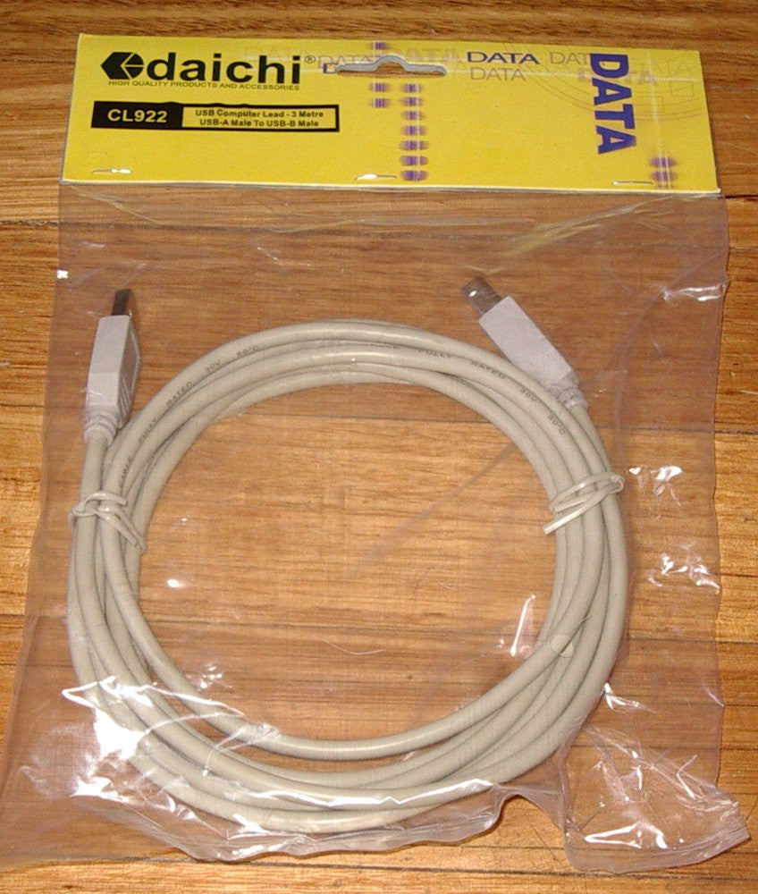 3 - Meter USB - A Male to USB - B Male Standard Printer Connecting Cable CL922