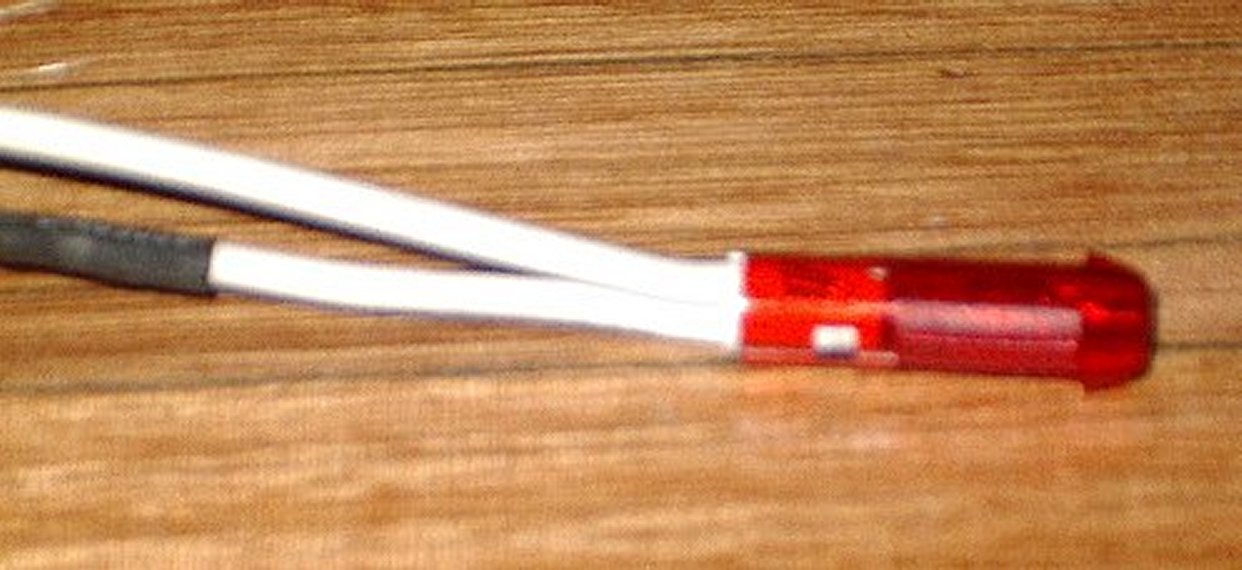 Universal Miniature Round Red Neon Indicator Light - Part # A30A (Equivalent to Multiple Models)