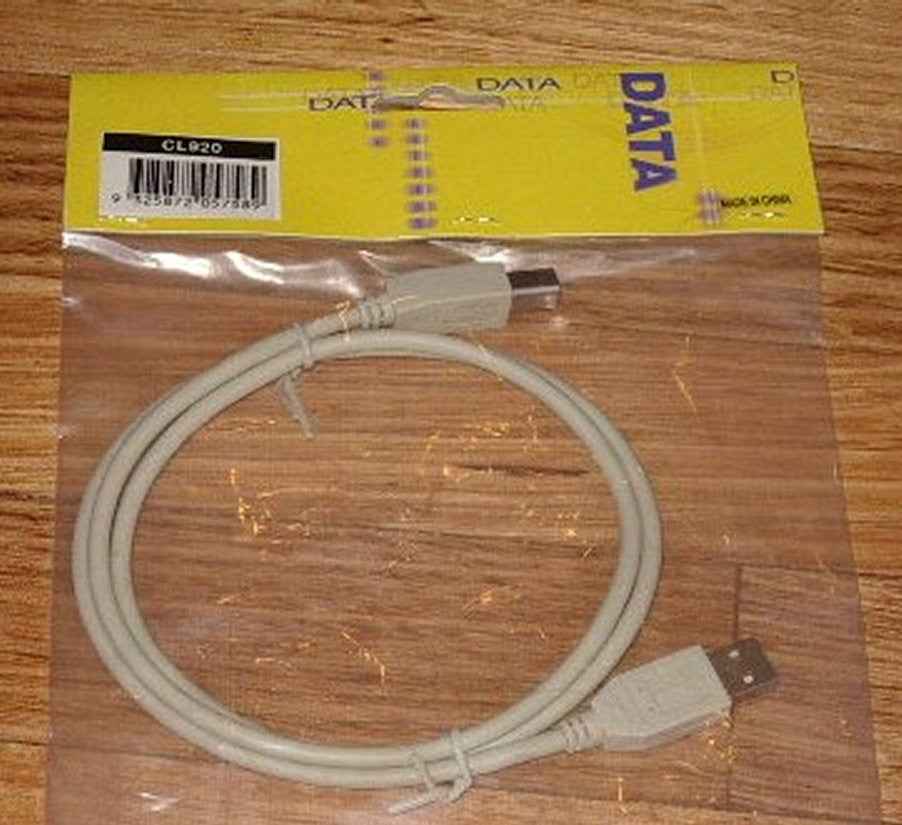 1m Short USB-A Male to USB-B Male Computer Printer Cable - CL920