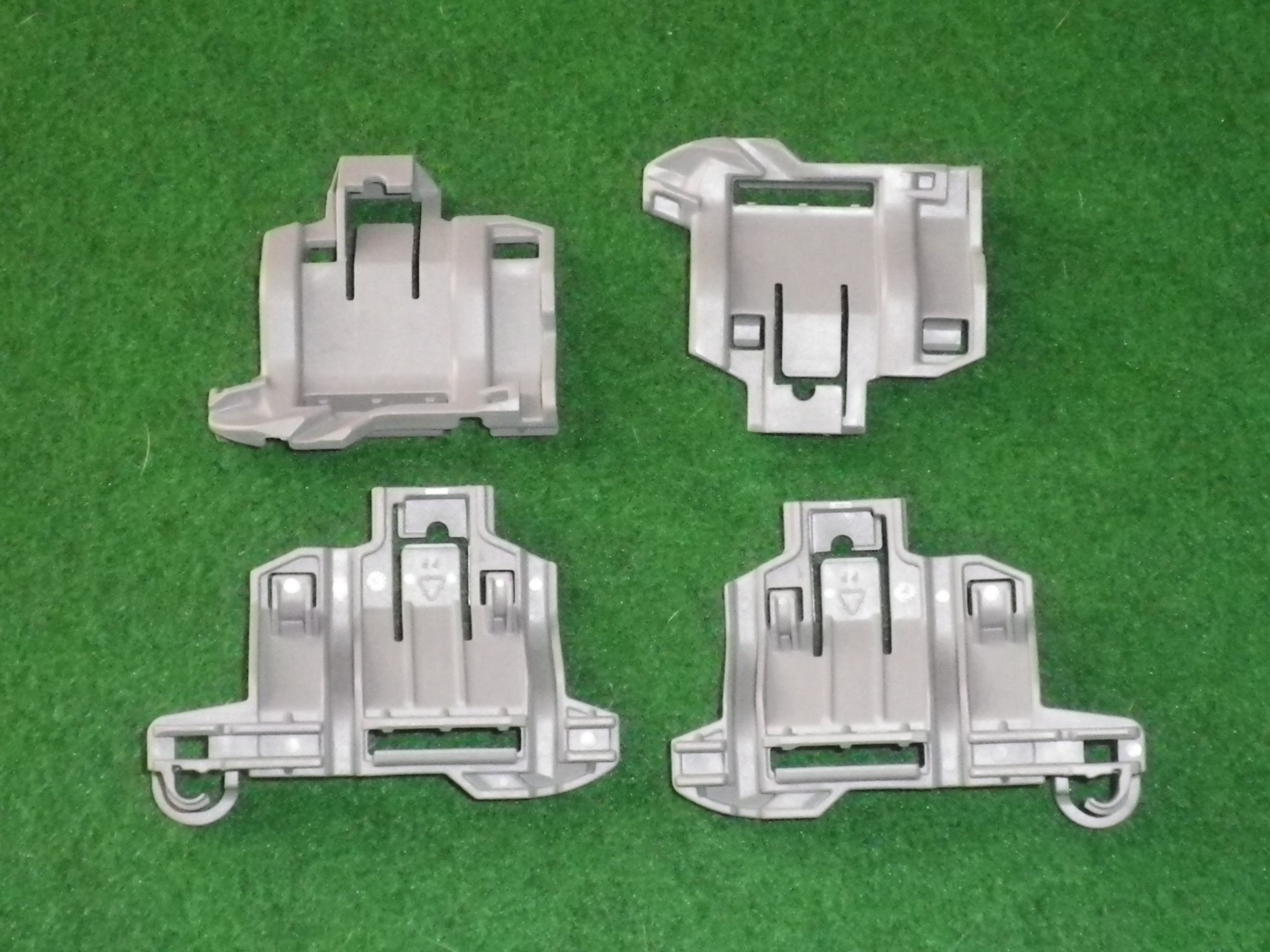 Bosch SMS and SMU Series Dishwasher Lower Basket Rack Clips - 4 Pack, Part # 611473