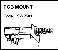 GDE Television Push - On/Off DPST Switch - Part # SWP581