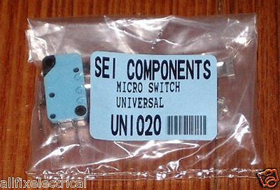 Universal 16A 240V SPDT Microswitch Kit with 5 Different Lever Attachments - Part # UNI020SE