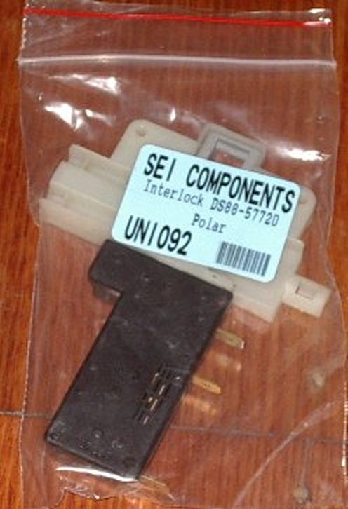 Polar Front Loading Washing Machine Door Interlock Switch - Universal Part Number UNI092