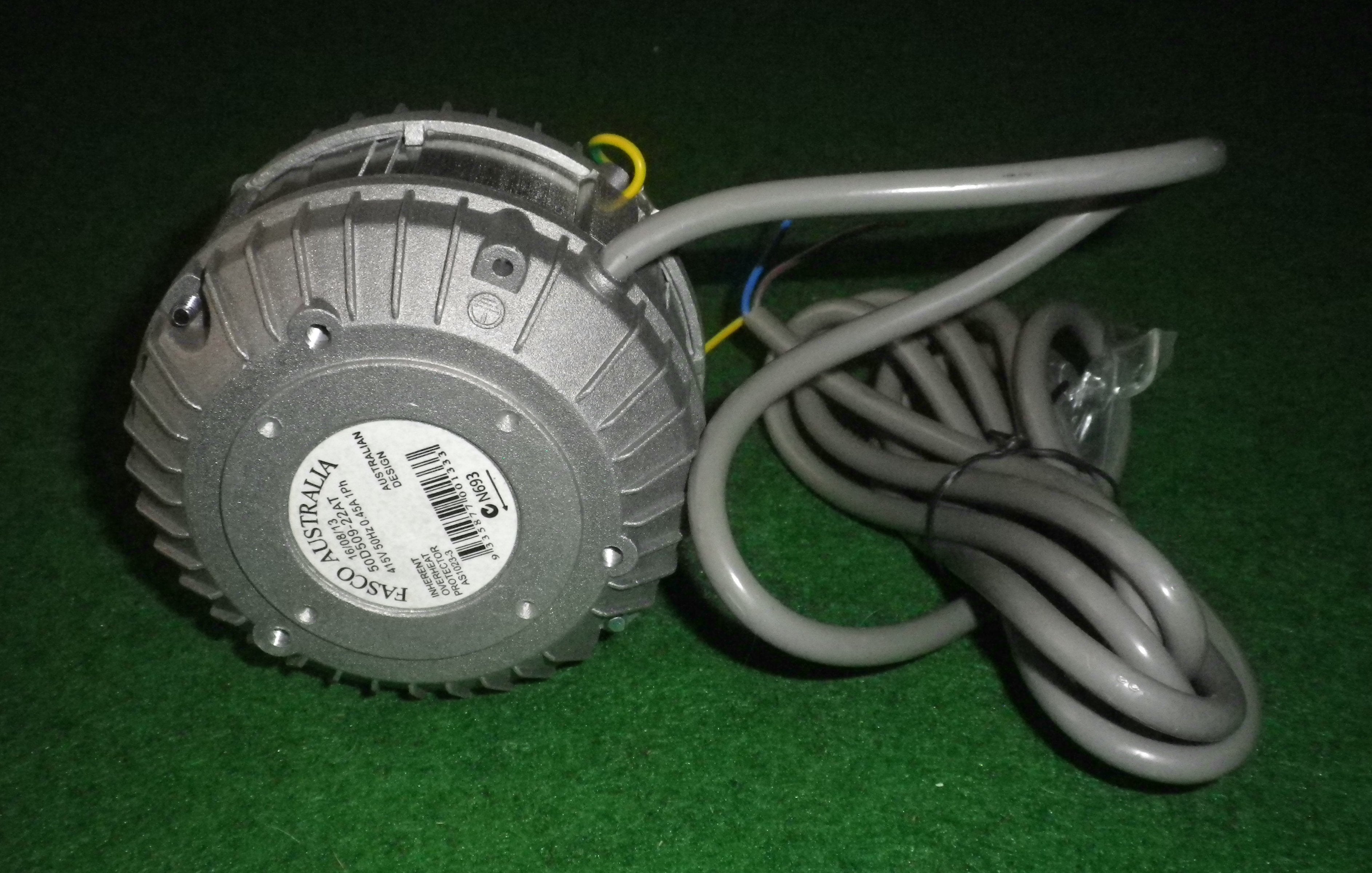 Fasco 415VAC 40-Watt Single Shaft Condenser Fan Motor for Commercial Refrigeration - Part # 50D509-22AT