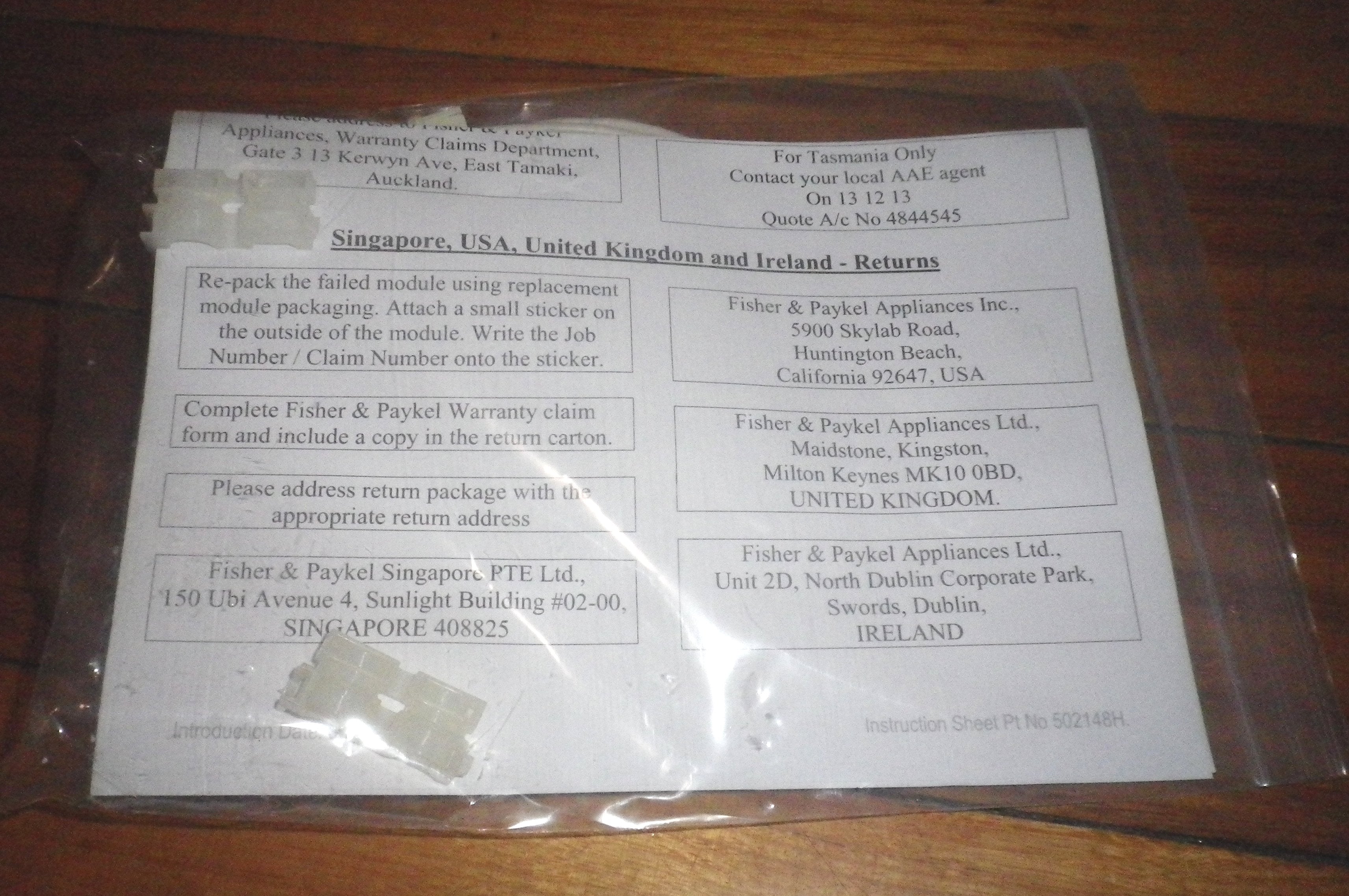 Fisher & Paykel Frost-Free Fridge Genuine Control Module FP851578