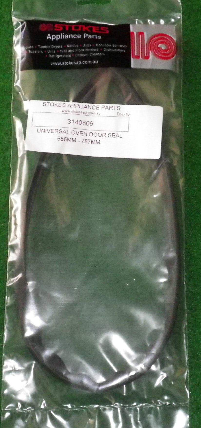 Affordable Single-Side Oven Door Seal 27 - 31 Inches (686mm - 787mm), Part No. 3140809