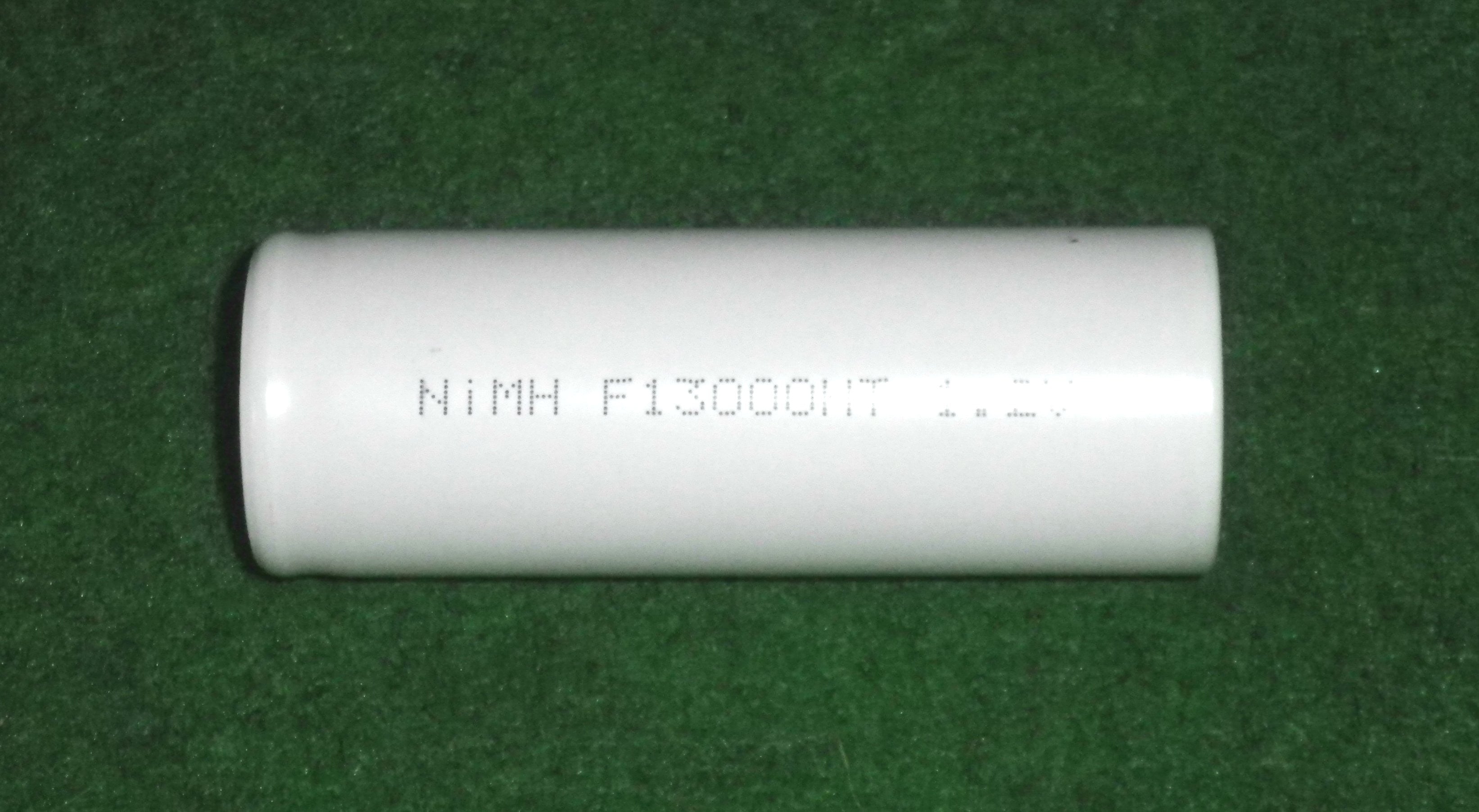 Industrial F-Type Nickel-Metal Hydride (Ni-MH) Sub Button Rechargeable Battery with 13000mAh Capacity - Part # RB613