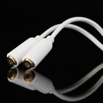 Prolink Premium 3.5mm Stereo Audio Lead - 2m to Dual Sockets, Part # MP155