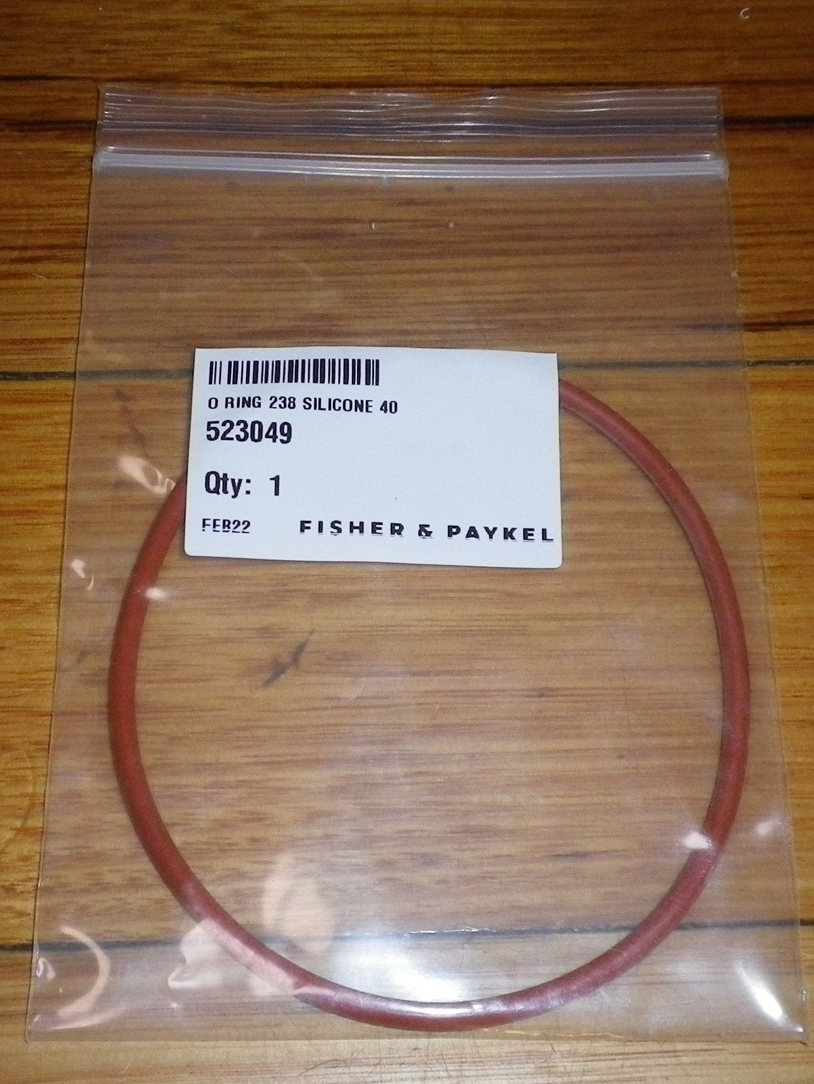 High - Quality Fisher & Paykel DishDrawer Dishwasher Motor Rotor O - Ring for DD60D and DD90S Series - Part Number FP523049