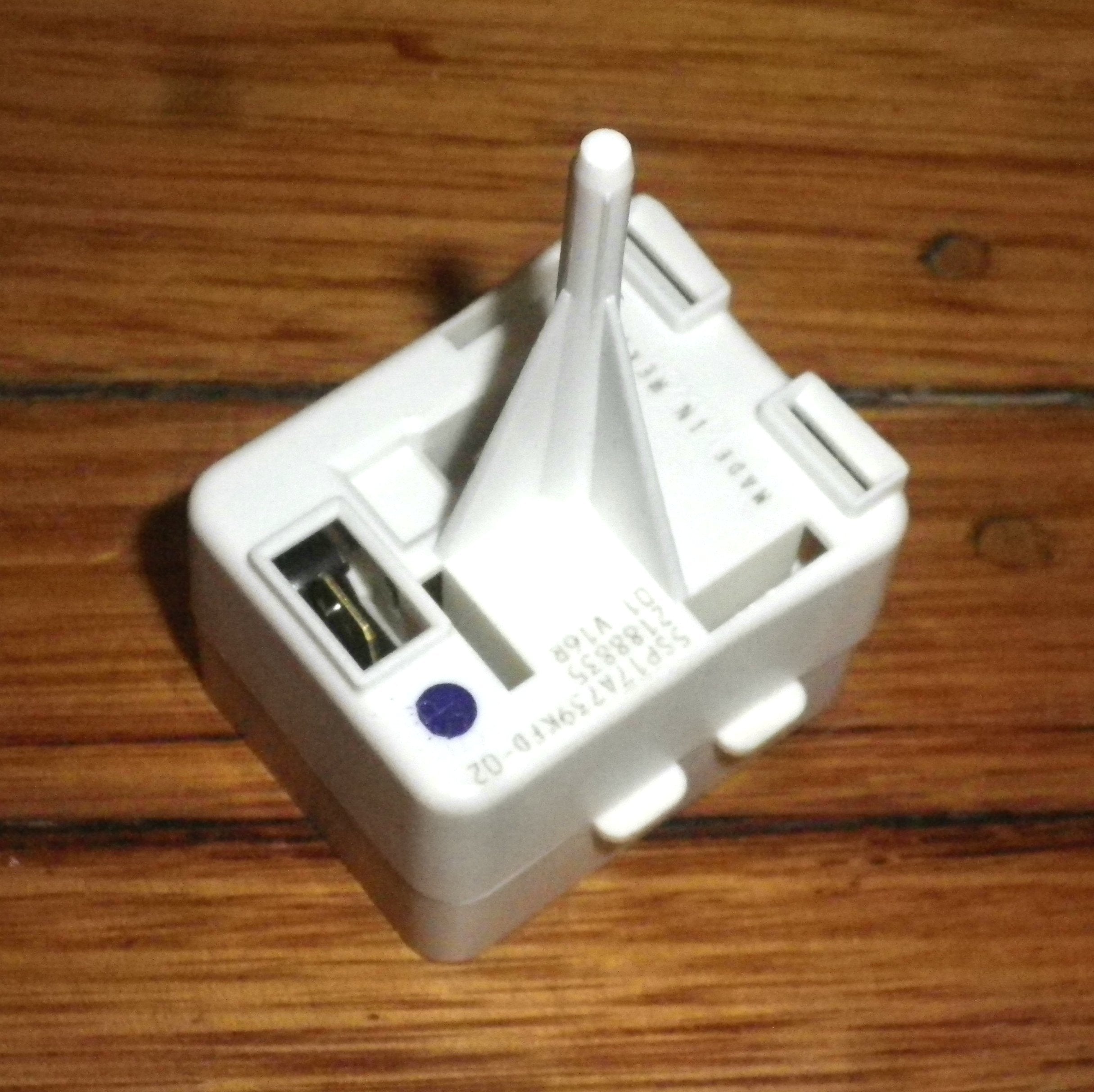 Whirlpool Refrigerator Embraco Compressor PTC Starting Relay and Overload Protection Device - Part Number 2188835