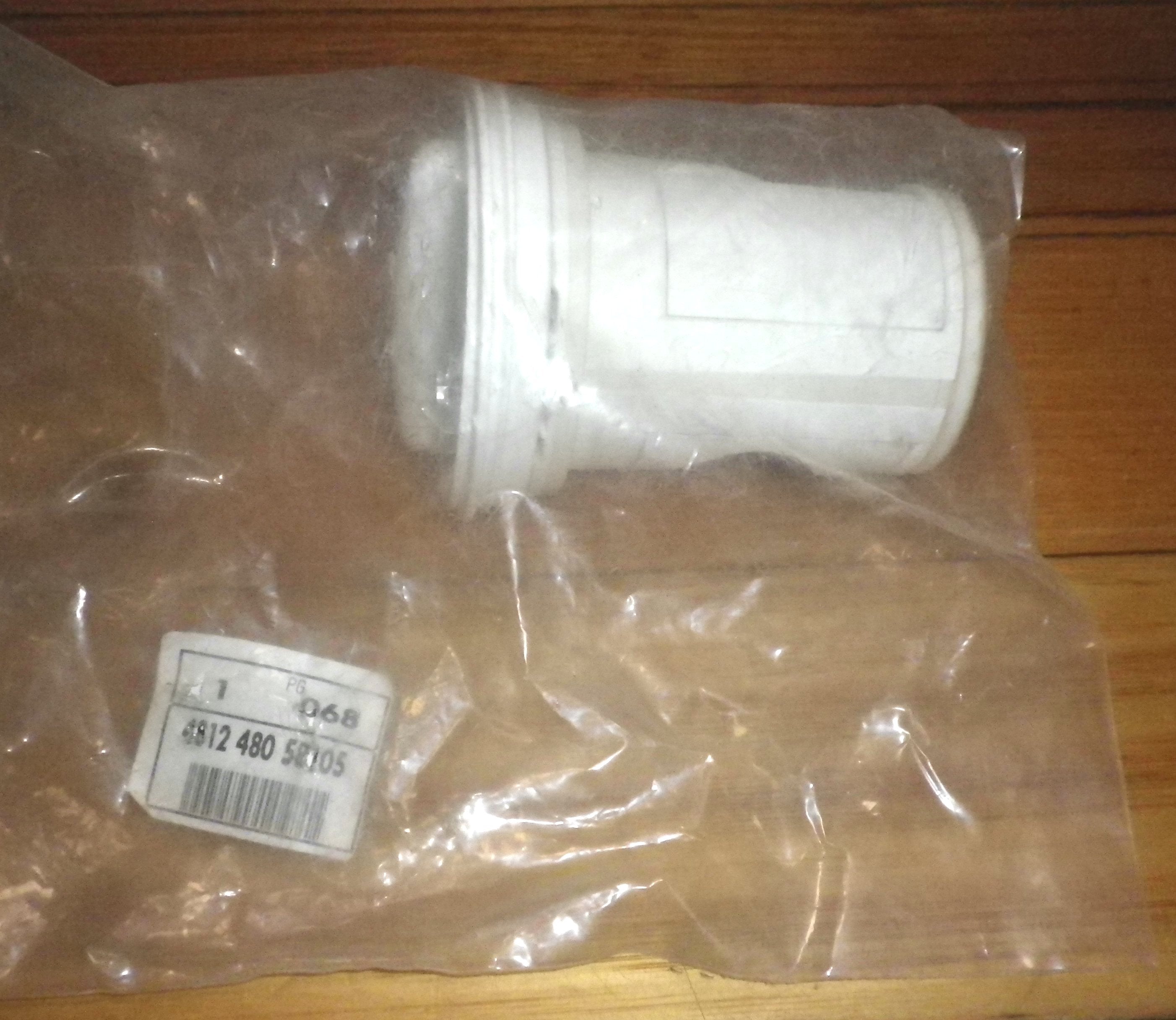 Whirlpool Front - Loader Washer Genuine Pump Button Trap Filter Insert - Part #481248058105