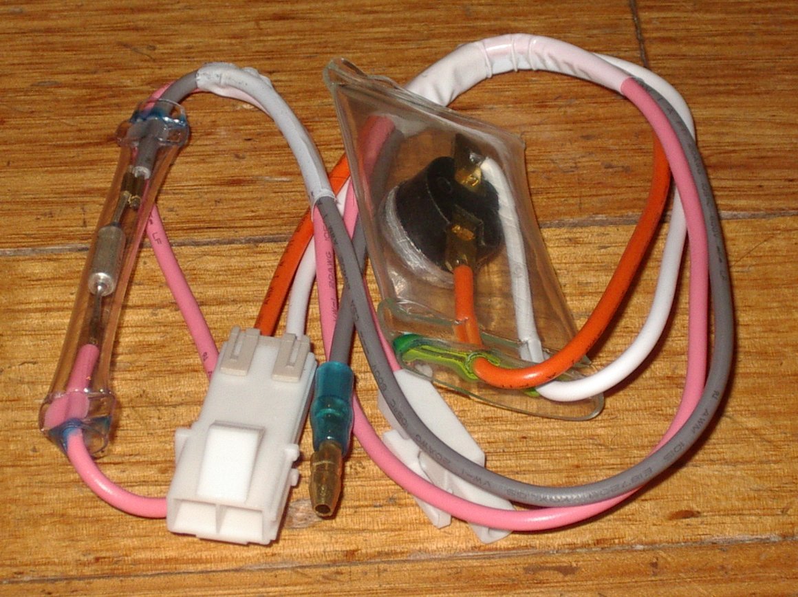 Toshiba Refrigerator Defrost Cutout Thermostat and 70 Degree Celsius Thermal Fuse - Replacement Part # RF190J