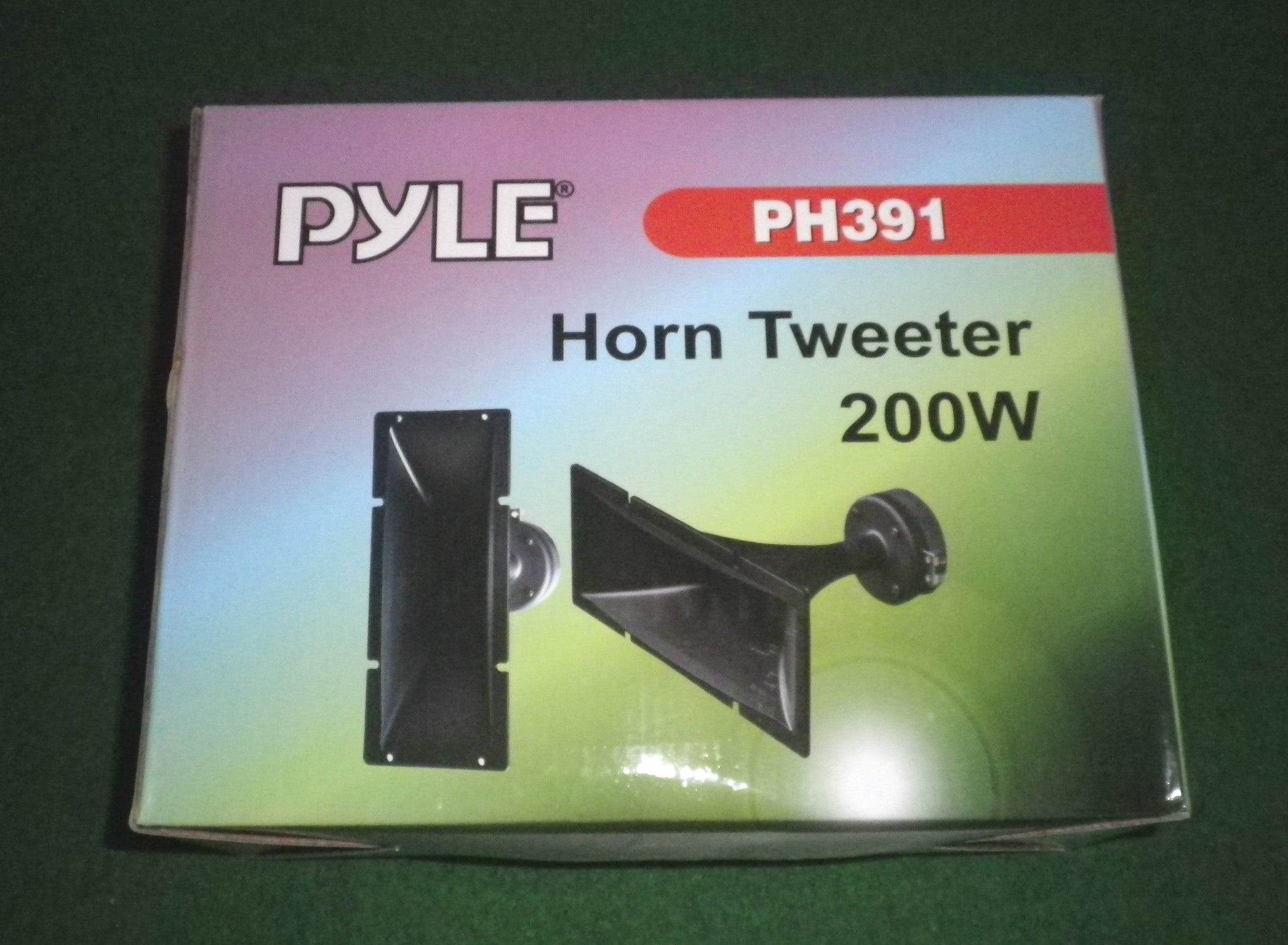 Pyle High-Power 10 x 4 Inch 200-Watt 8-Ohm Horn Tweeter Speaker - Model PH391
