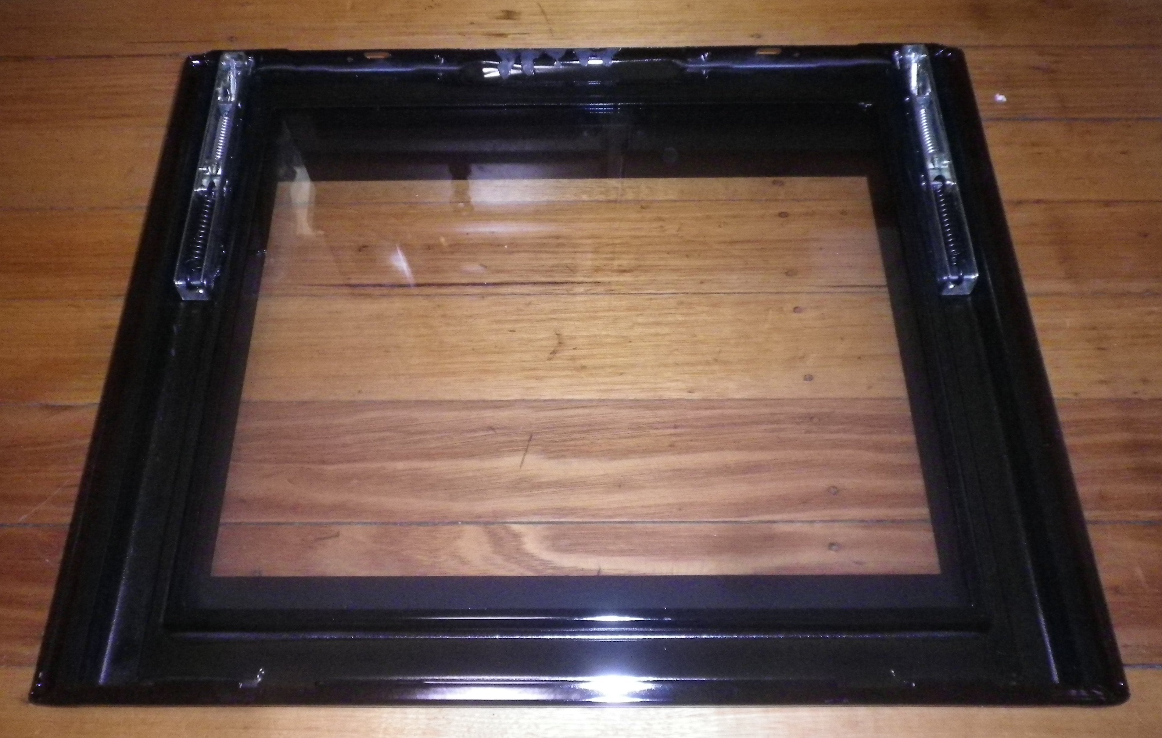 Westinghouse and Electrolux Oven Inner Door Panel with Hinges - Genuine Part #0038001877