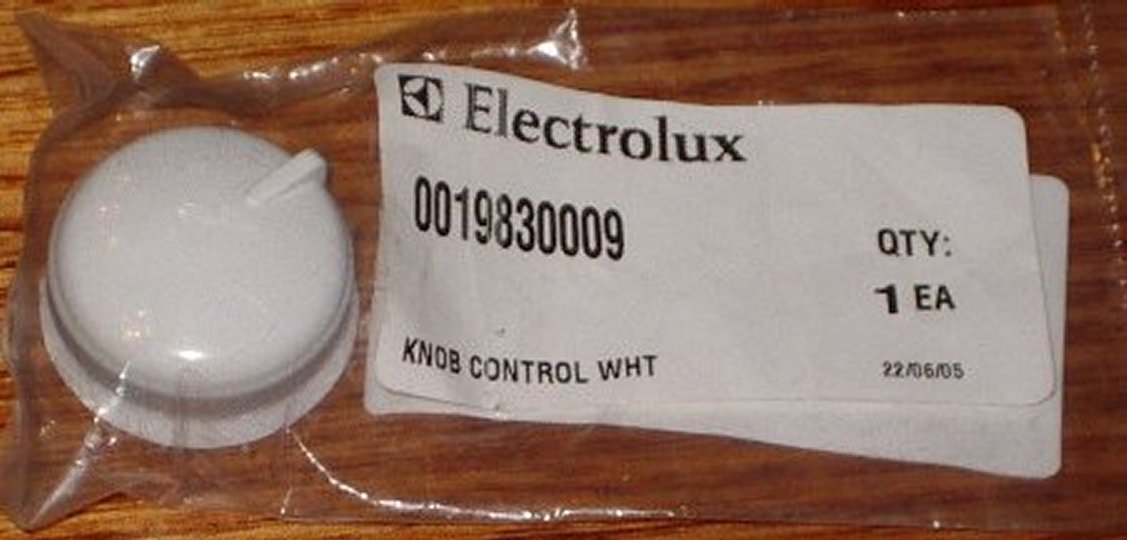 Westinghouse Genuine White Hotplate Control Knob - Part # 0019830009
