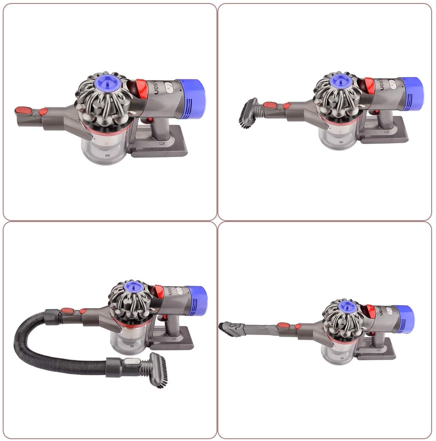 Universal Compatible Tool Kit for Dyson V6, V7, V8, V9, V10 Cordless and DC33 - DC74 Corded Vacuum Cleaners - Part # DYSV6 - DCKIT - 5PCS