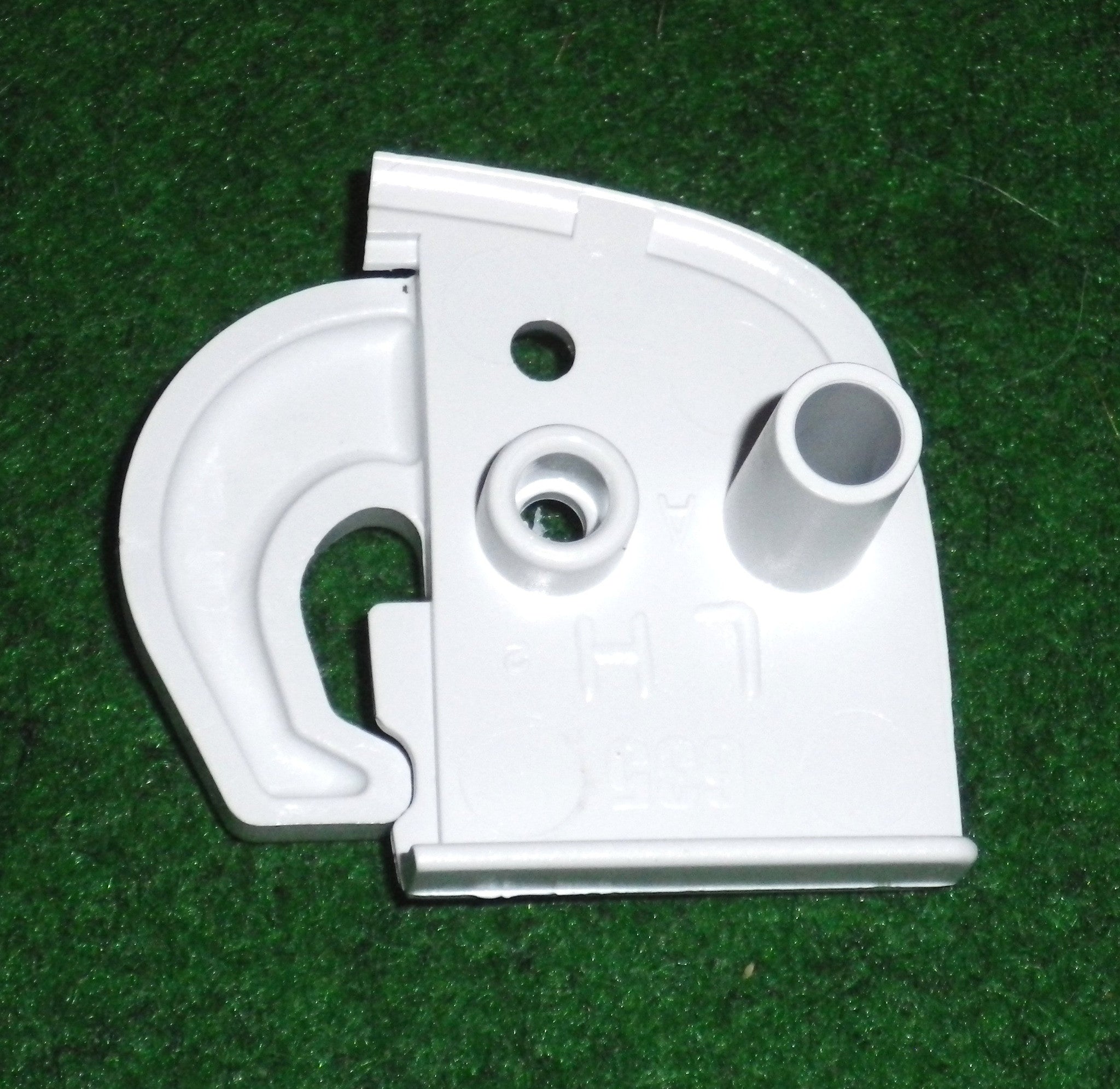 Fisher & Paykel Early White Left-Handed Door Closing Hook Stop for Refrigerators - Part Number FP842242