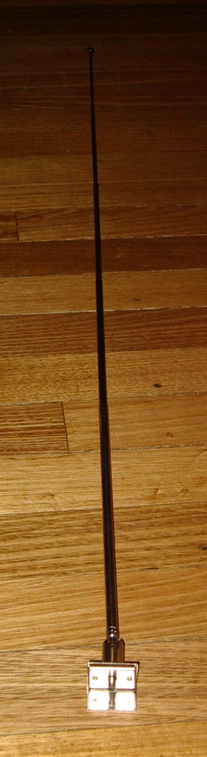 5 - Section, 1000mm Long Telescopic Antenna for AM/FM Radios, Cassette Players, and More - Part # ANT128