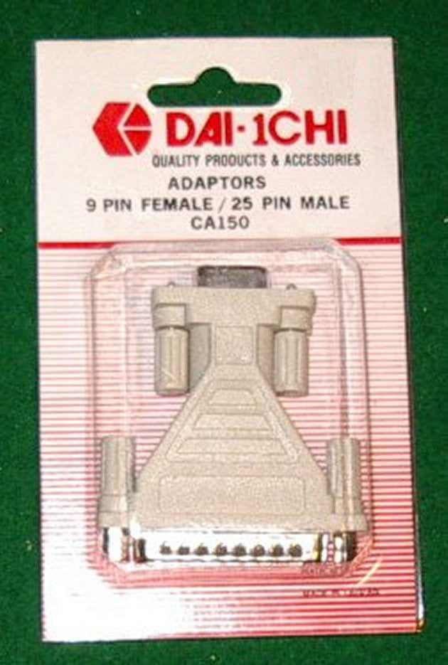 High - Quality Computer Serial Adaptor: DB9 Female to DB25 Male, Part # CA150