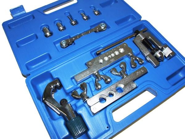 Economical Refrigeration Copper Tube Flaring, Swaging & Cutting Tool Kit - Part # CH278L