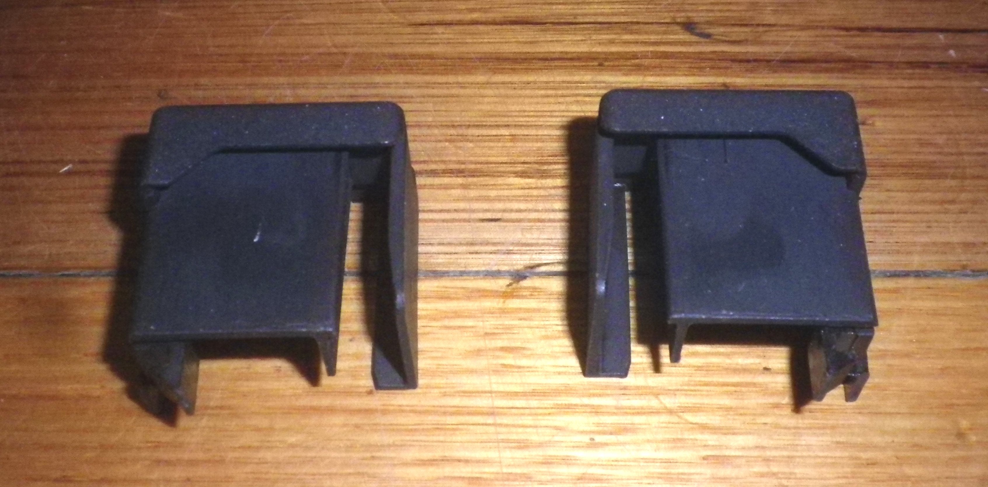 Chef Black CFE & CFG Series Oven Door Top Cap Set - Genuine Part #140074259031