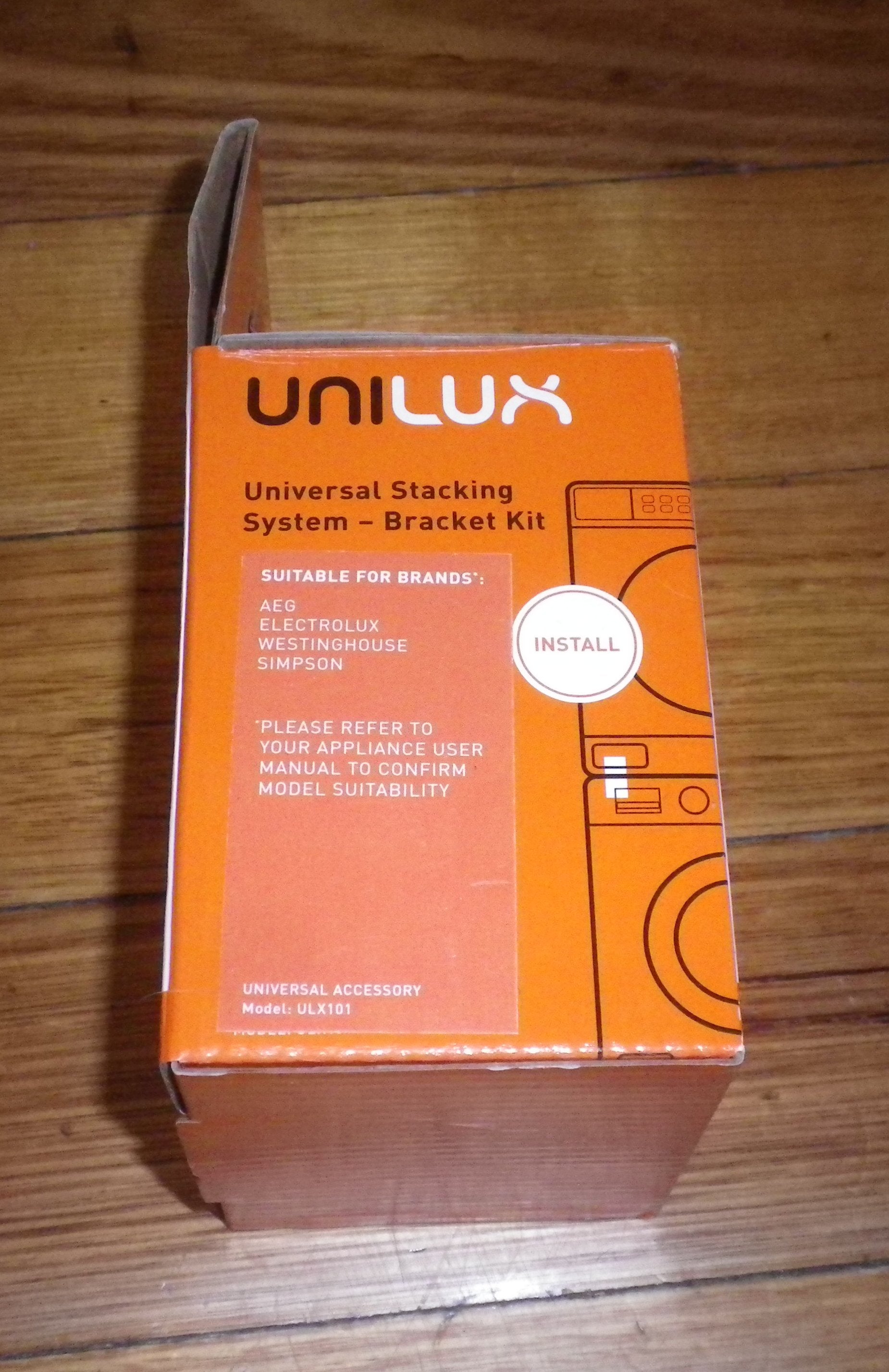 Universal Stacking Kit for Late - Model Electrolux, Simpson Dryers - Part # ULX101