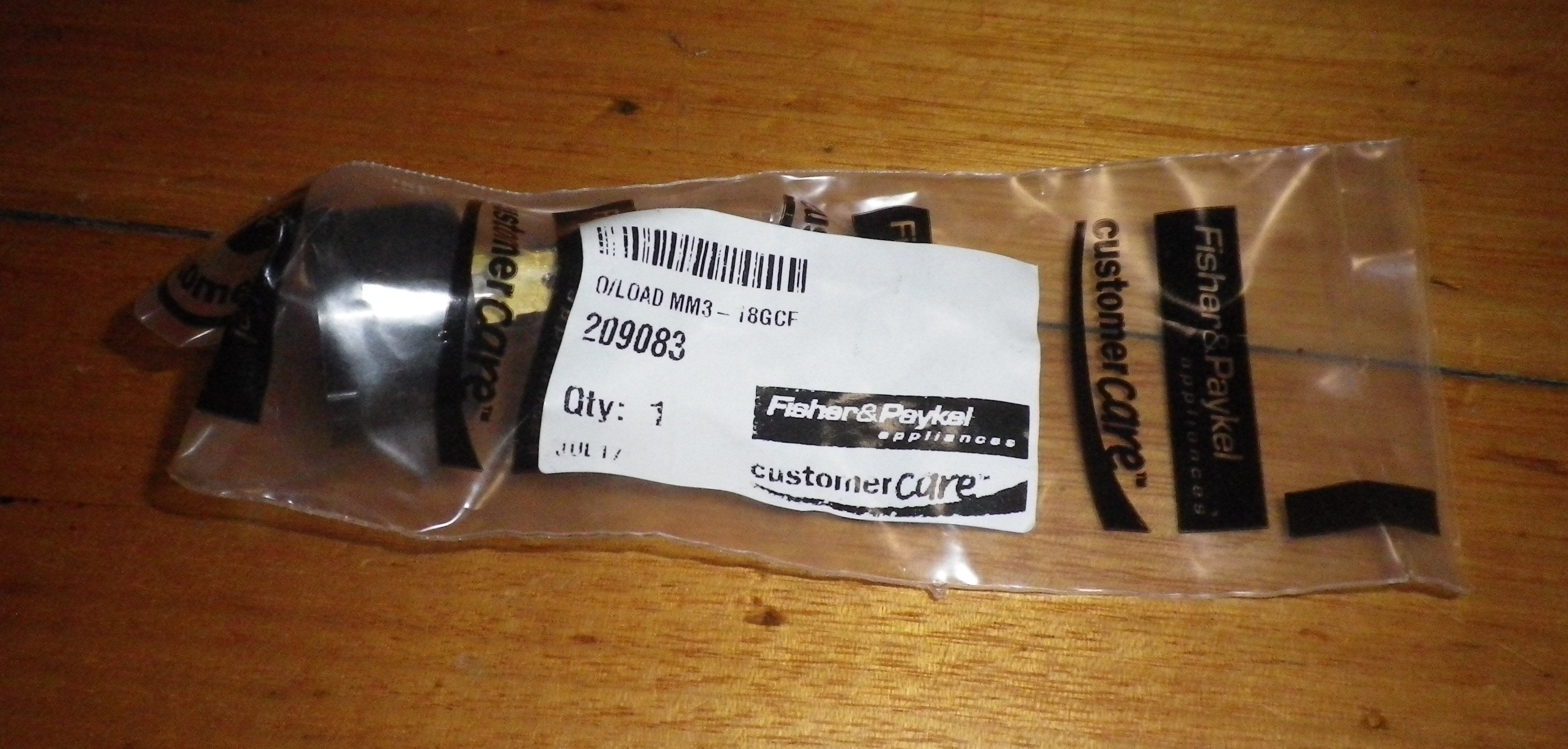 Fisher & Paykel Refrigerator Compressor Overload Cutout Safety Device - Replacement Part # FP209083, Also Known As MM3 - 18GCF