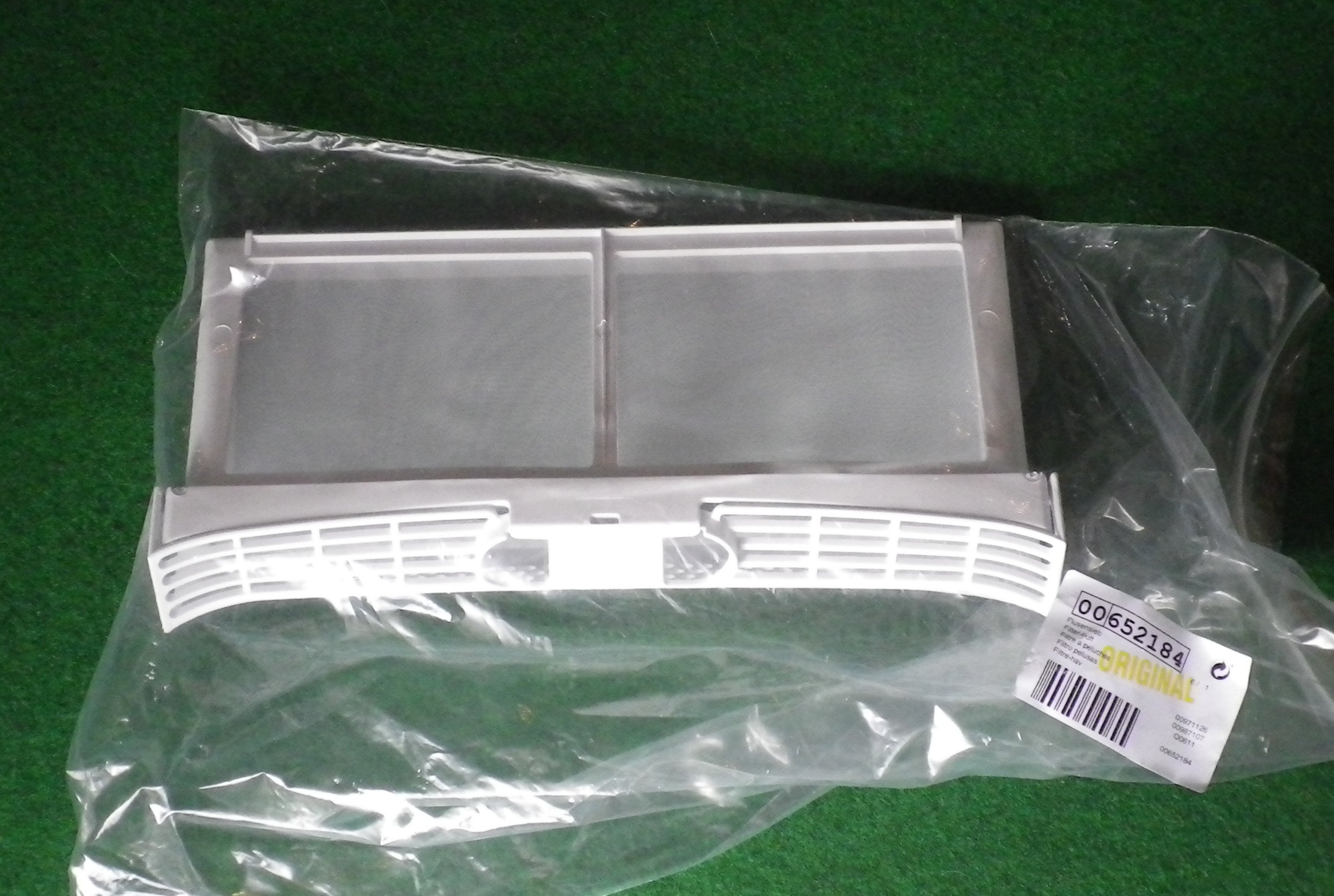 Bosch Maxx Sensitive WTE Series Laundry Clothes Dryer Replacement Lint Filter - Part Number 652184