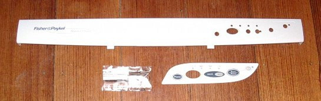 Fisher & Paykel DW920 Nautilus White Front Control Panel Escutcheon FP521812
