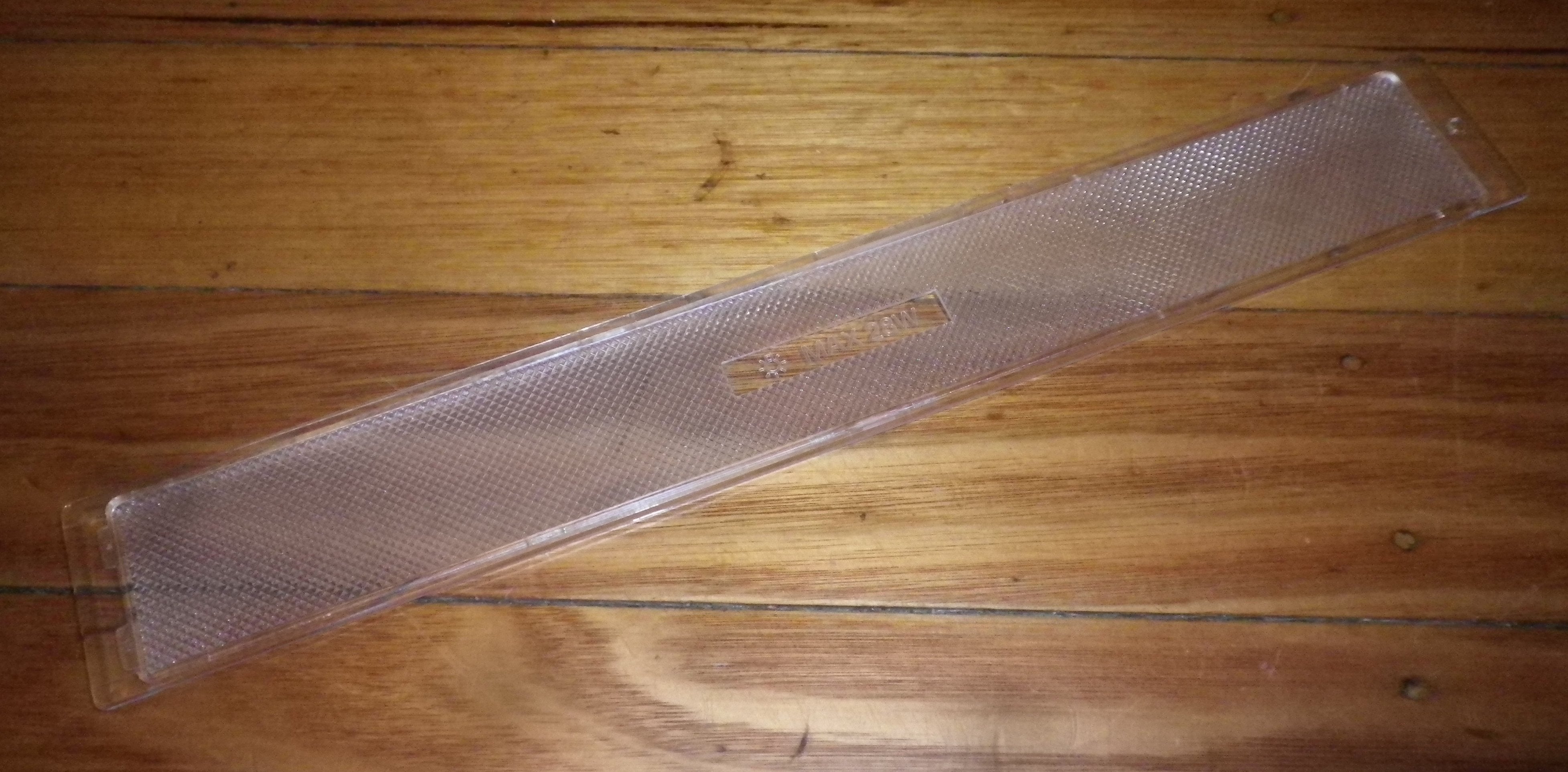 Electrolux, Chef, Westinghouse Plastic Rangehood Light Cover - Part # E610037