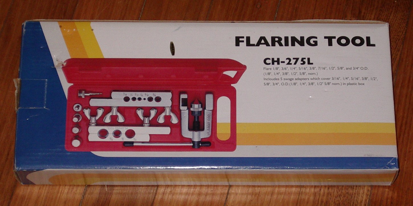High - Quality Refrigeration Copper Tube Flaring and Swaging Tool Set - Part Number CH275L