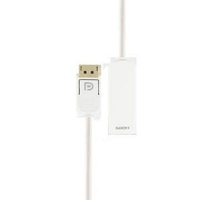 High - Quality Prolink DisplayPort to HDMI - A Audio - Visual Adaptor (0.15 Meters) - Part # MP297