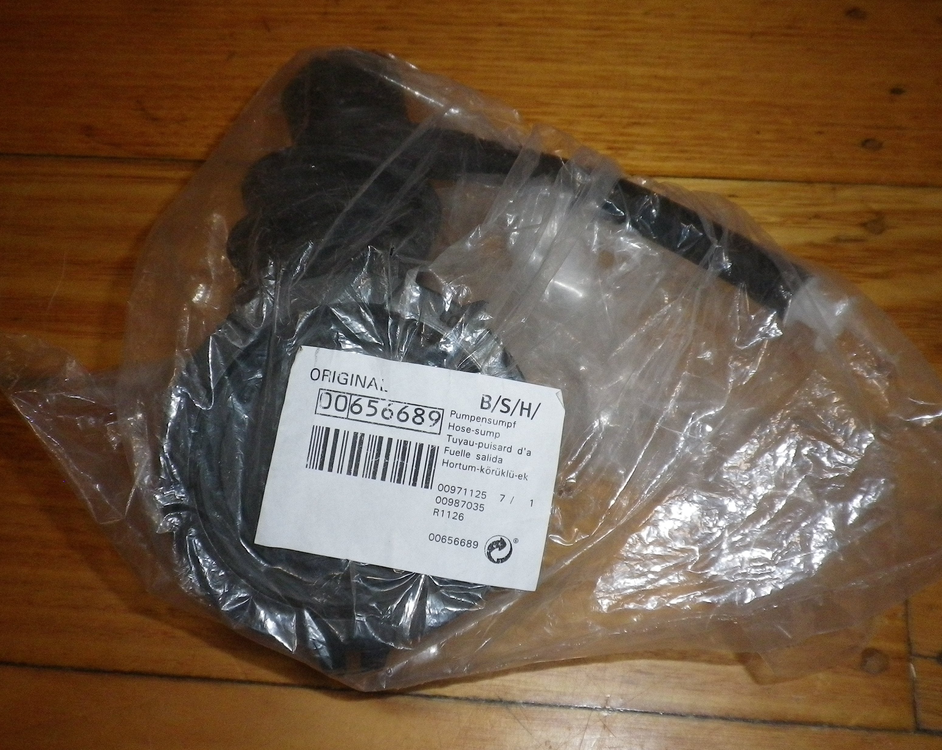 Bosch Front Load Washer Drain Sump Bellows Hose - Part # 656689