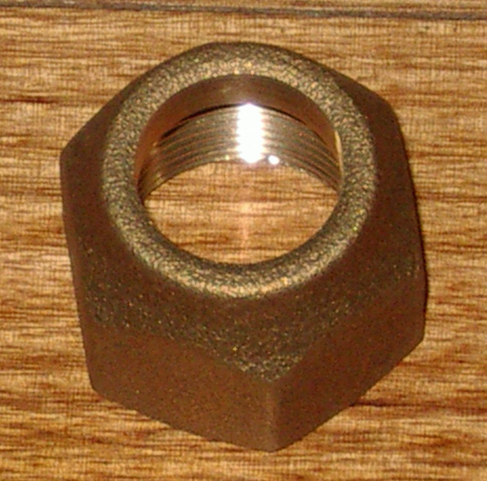Brass Refrigeration 3/4 SAE to 1/2 SAE Flare Reducing Union Kit with Flare Nuts - Part # RF706KIT