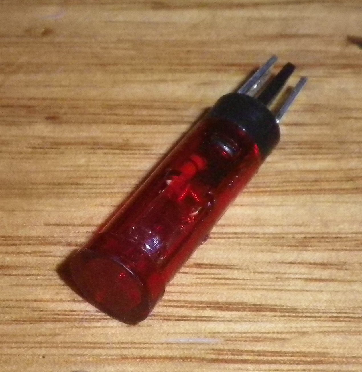 Universal Circular Red Neon Indicator Light for Stoves and Other Equipment - Part Number A29B