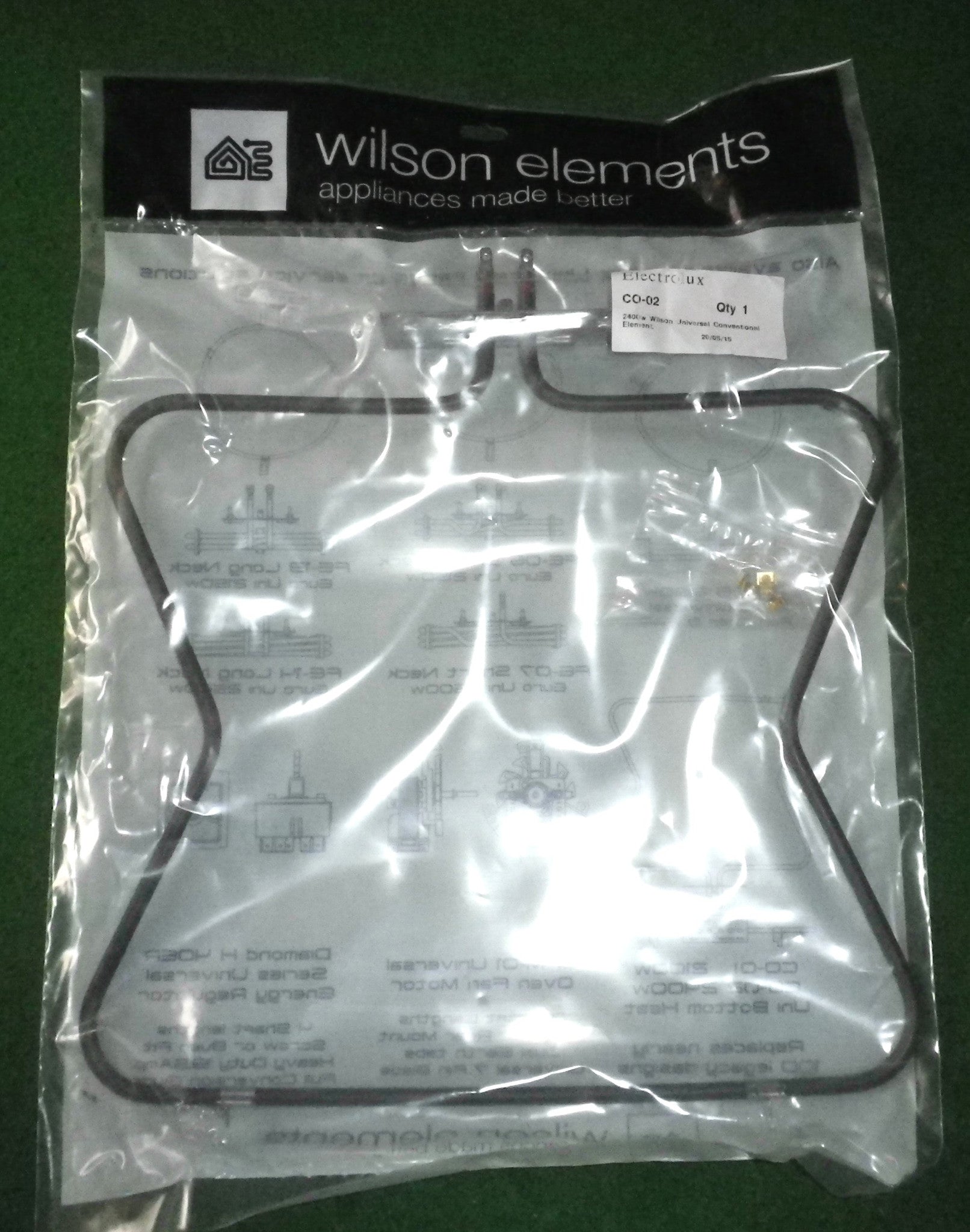 Universal 2400-Watt Electric Oven Heating Element - Part Number CO-02